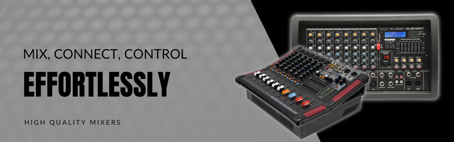 high quality audio mixers