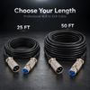 MUSYSIC® 25ft XLR to 50ft XLR Audio Cable