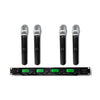 4 Channel Professional UHF Handheld Wireless Microphone System MU-U4-HH