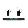 2 Channel UHF Lapel Lavalier Headset Wireless Microphone System MU-U2-LL