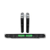 2 Channel Professional UHF Handheld Wireless Microphone System MU-U2-HH