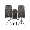 2000w portable bluetooth pa system