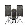 2000w portable bluetooth pa system