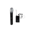 2 Channel UHF Wireless Microphone System Handheld Lapel Headset MU-U2-HL