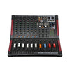 2000W PA System 6 Channel Mixer 10" Speakers Wireless Mic