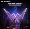 MUSYSIC MU‑LVS80 Derby Matrix Beam Light – 4/26‑Channel DMX, RGBW Multi‑Beam Effects, Auto/Sound/Master‑Slave Modes