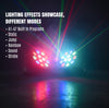 MUSYSIC MU‑L99 LED PAR Lights (Pair) – 12×1W RGBW, 8‑Channel DMX, Auto/Sound/Static/Strobe Modes