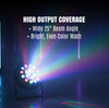 MUSYSIC MU‑L162 LED PAR Light – 18/36×1W RGB, 7/4‑Channel DMX, Auto/Sound/Strobe Modes