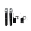 4 Channel VHF Wireless microphones and transmitter