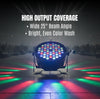 MUSYSIC MU‑L100II LED PAR Light – 54×1W RGBW, 8‑Channel DMX, Auto/Sound/Strobe Modes