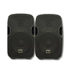 2000W PA System 6 Channel Mixer 15" Speakers Wireless Mics