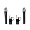 4 channel vhf microphones 