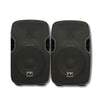 2000W PA System 6 Channel Mixer 10" Speakers Wireless Mic