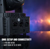 MUSYSIC MU‑L14 Mini Moving Head Wash Light – 7×10W RGBW LEDs, 9/14‑Channel DMX, Auto/Sound/Master‑Slave