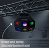 MUSYSIC MU‑LVS80 Derby Matrix Beam Light – 4/26‑Channel DMX, RGBW Multi‑Beam Effects, Auto/Sound/Master‑Slave Modes