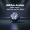 MUSYSIC MU‑L100II LED PAR Light – 54×1W RGBW, 8‑Channel DMX, Auto/Sound/Strobe Modes