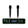 2000W PA System 6 Channel Mixer 15" Speakers Wireless Mics