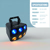 MUSYSIC MU‑LVS80 Derby Matrix Beam Light – 4/26‑Channel DMX, RGBW Multi‑Beam Effects, Auto/Sound/Master‑Slave Modes
