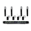 8-Channel UHF Handheld Lapel Lavalier Wireless Microphone system