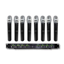 8-Channels UHF Handheld Wireless Microphone System