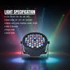 MUSYSIC MU‑L100II LED PAR Light – 54×1W RGBW, 8‑Channel DMX, Auto/Sound/Strobe Modes