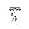 Complete Professional 4-Par Stage LED Lights DJ Band DMX System & Stand MU-L31A