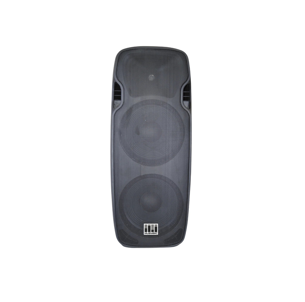 Dual 2x15" 2000 Watts Passive Plastic Body Speaker MU-S215P