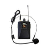 MUSYSIC MU-U12CPA Portable Column PA System with 12" Subwoofer, DSP, LED Lights & 3 UHF Wireless Mics