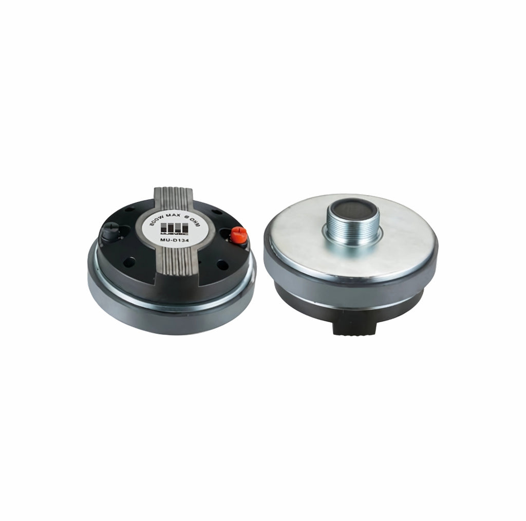 MUSYSIC MU‑D134 Pair of 1.35" Titanium Compression Drivers – 800W Peak, Screw‑On, 8 Ohm