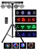4-Par Stage LEDs Lights DJ Band DMX System & Stand