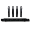 4 Channel VHF Wireless Microphones System