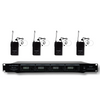 4-CH VHF Lapel & Headset Wireless Microphones
