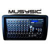 8 Channel 8000W Power Mixer with Real DSP Bluetooth/USB/SD