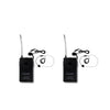 pair of uhf microphones transmitter