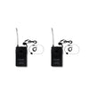 pair of uhf microphones transmitter