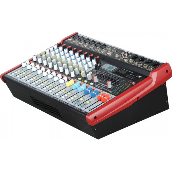 MUSYSIC 10 Channel 4800W Power Mixer 24-bit FX Processor