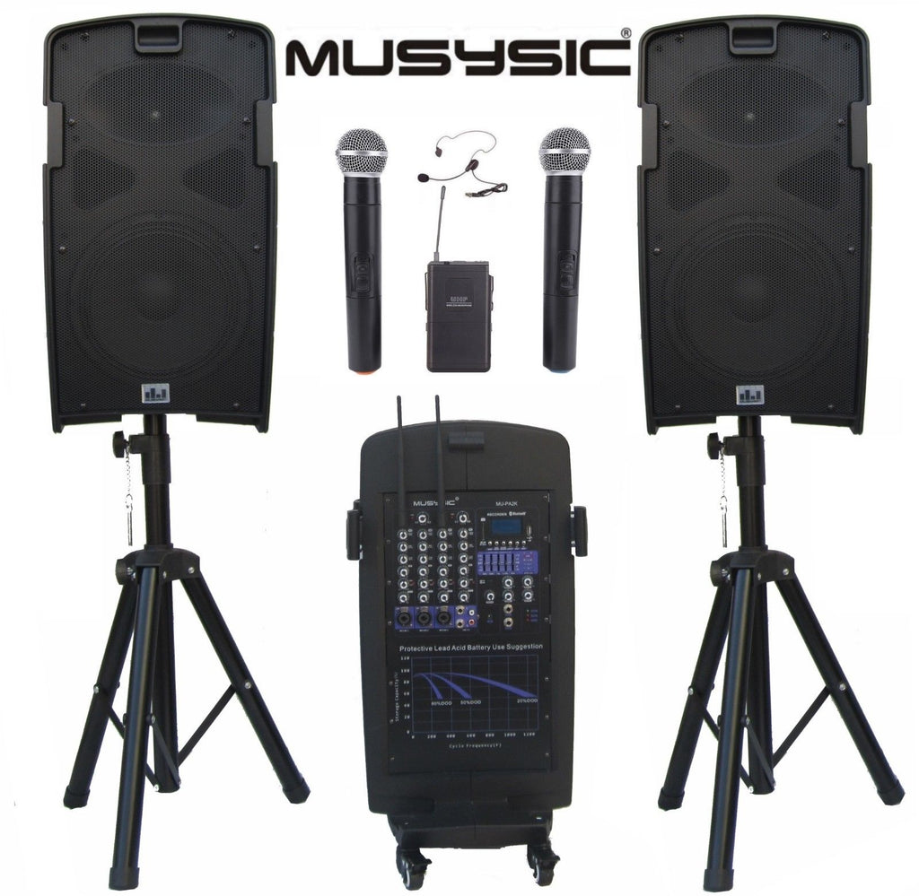 POWERED PA System SPEAKERS