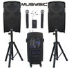 POWERED PA System SPEAKERS