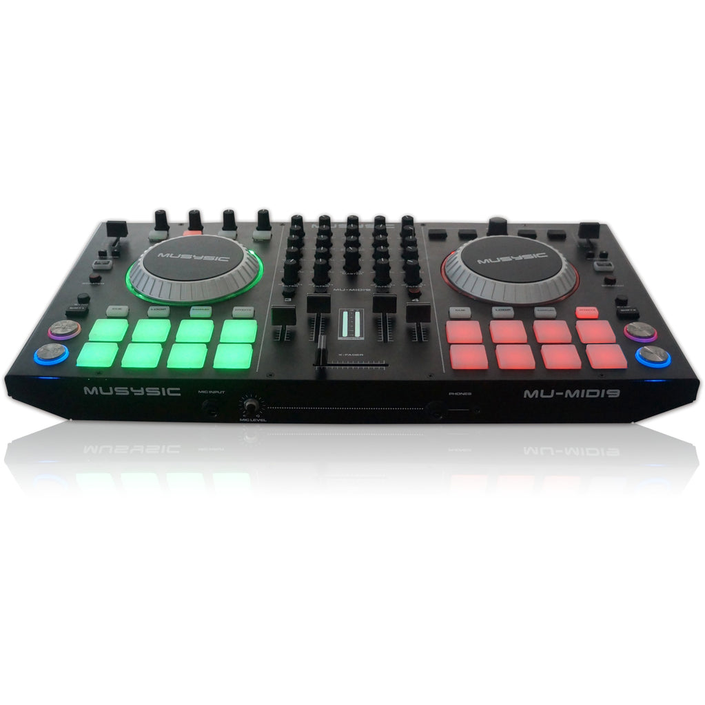 4-Channel USB MIDI Controller with 8 Soft-Touch Rubber Pads