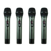 4‑Channel UHF wireless microphones