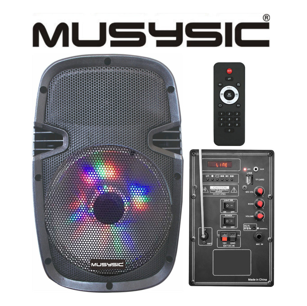 Portable 8" Powered Speakers system