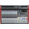 12 Channel 8000W Power Mixer