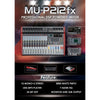 12 Channel 8000W Power Mixer 24-bit FX Processor