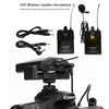 UHF wireless lavalier microphones system
