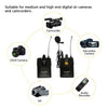 UHF wireless mics suitable for all DSLR cameras and camcorder