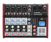 6 Channel PA Mixer / Independently Phantom Power